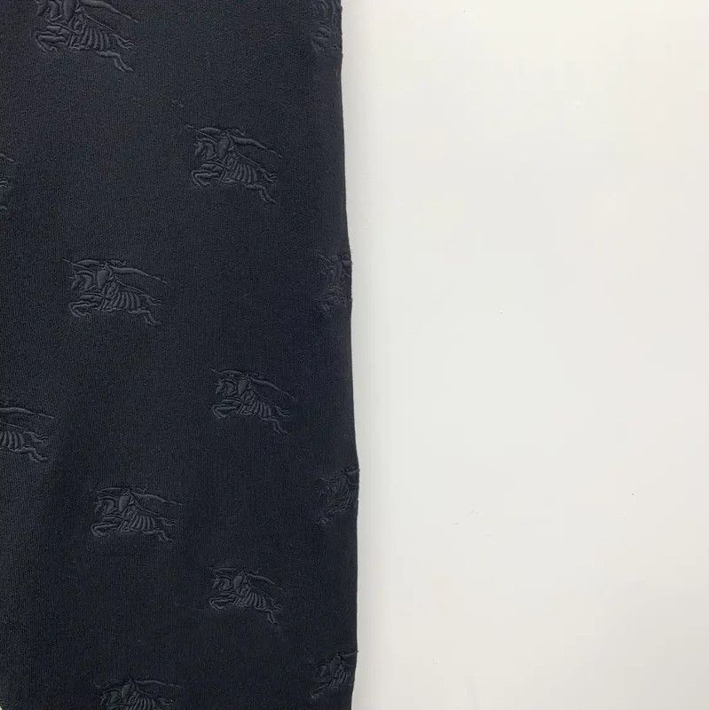 Burberry Burberry Black Cotton Relaxed Pants Size 23" - 4 Thumbnail