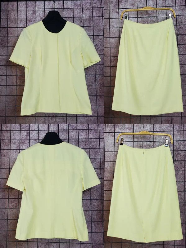 Burberry Burberry Summer Yellow Cotton Short Sleeve Cardigan Size S / US 4 / IT 40 - 3 Thumbnail