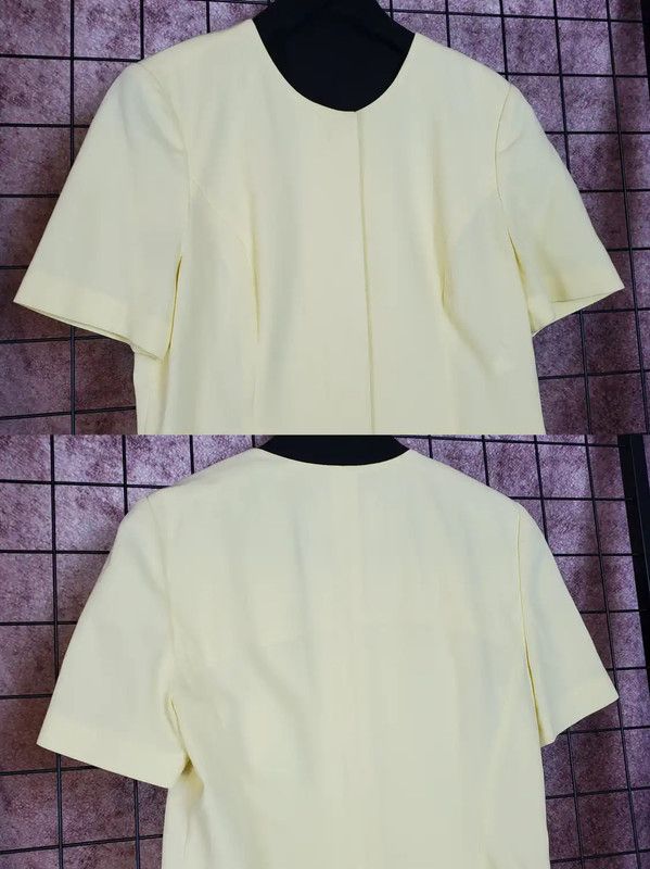 Burberry Burberry Summer Yellow Cotton Short Sleeve Cardigan Size S / US 4 / IT 40 - 4 Thumbnail