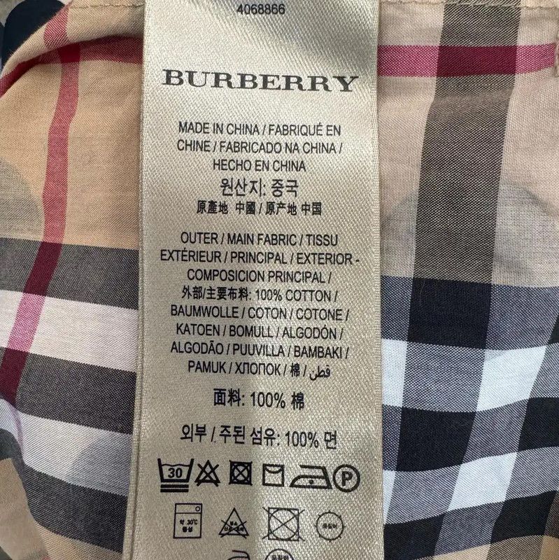 Burberry Burberry Brown Cotton Women's Shirt Size L / US 10 / IT 46 - 7 Thumbnail