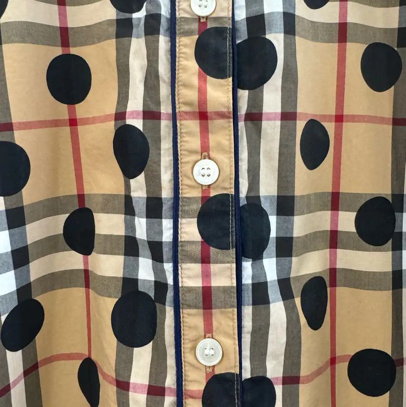 Burberry Burberry Brown Cotton Women's Shirt Size L / US 10 / IT 46 - 3 Thumbnail