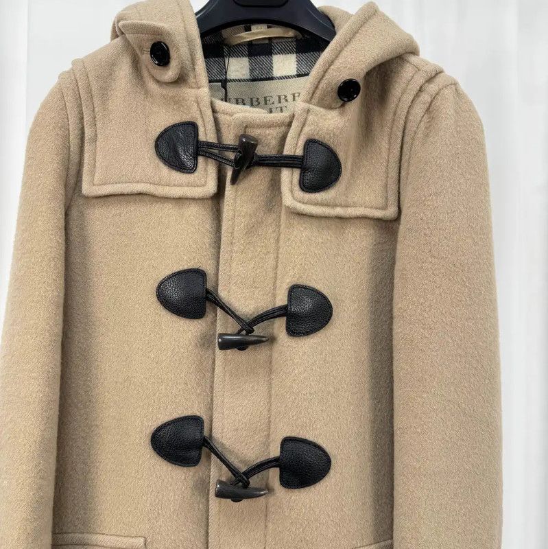 Burberry Burberry Camel Wool Toggle Coat for Women Size S / US 4 / IT 40 - 3 Thumbnail
