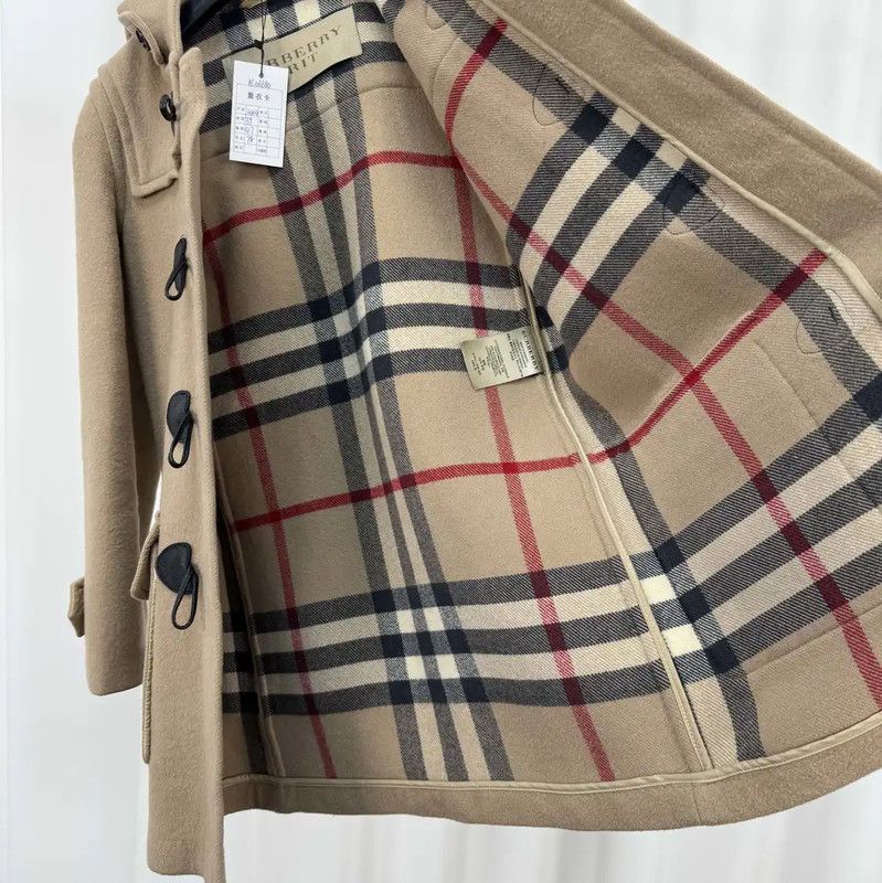 Burberry Burberry Camel Wool Toggle Coat for Women Size S / US 4 / IT 40 - 5 Thumbnail