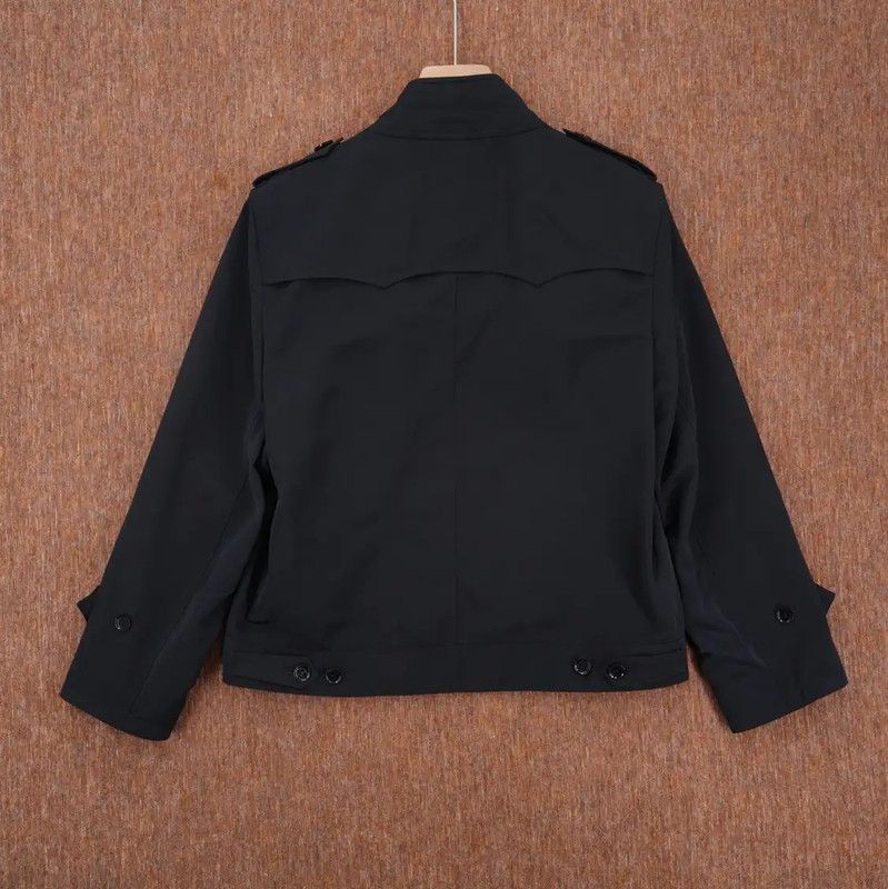 Burberry Burberry Black Embroidered Jacket for Women Size M / US 6-8 / IT 42-44 - 2 Thumbnail