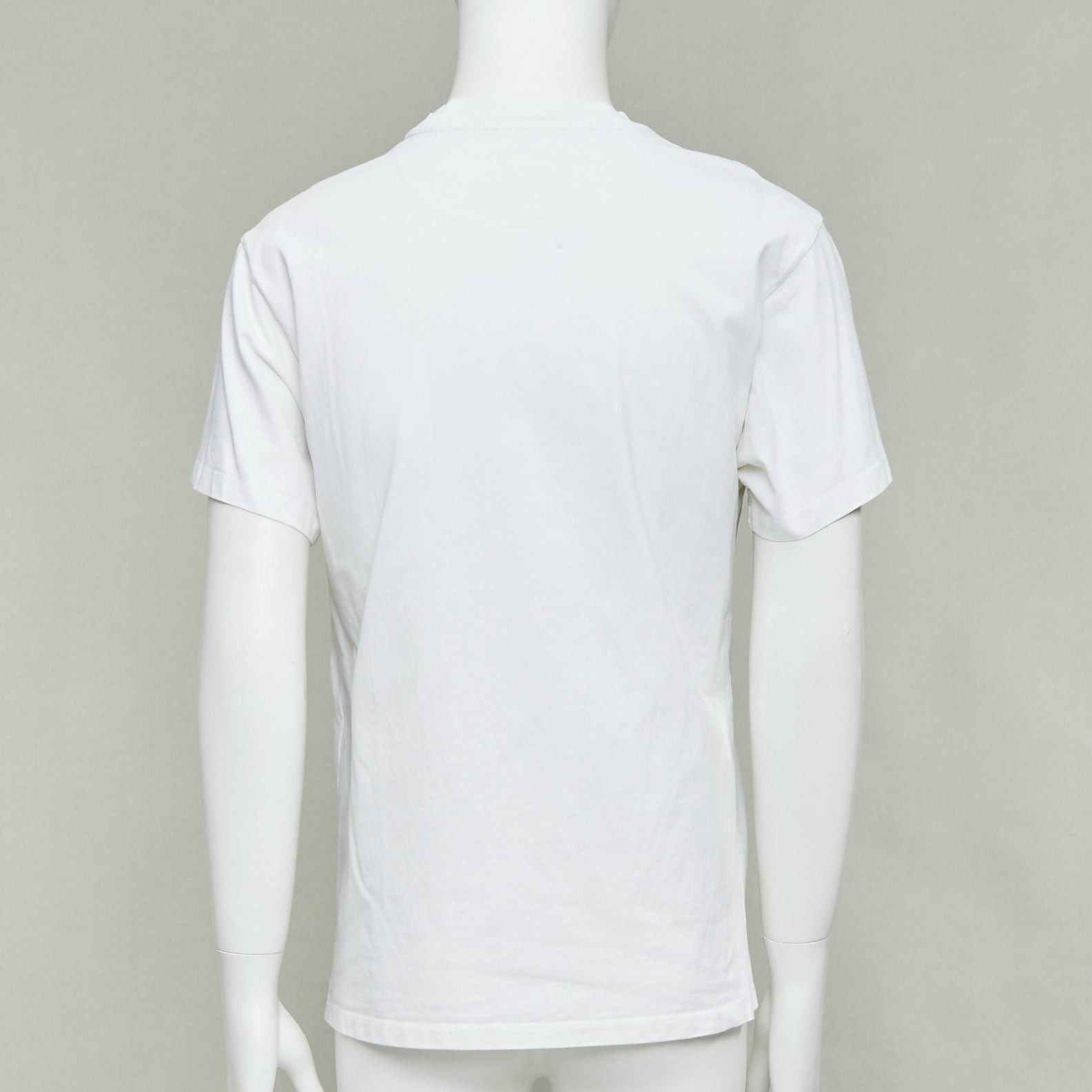 Jil Sander JIL SANDER Set of 3 white cotton black logo patch crew neck tshirt S Size US S / EU 44-46 / 1 - 5 Thumbnail