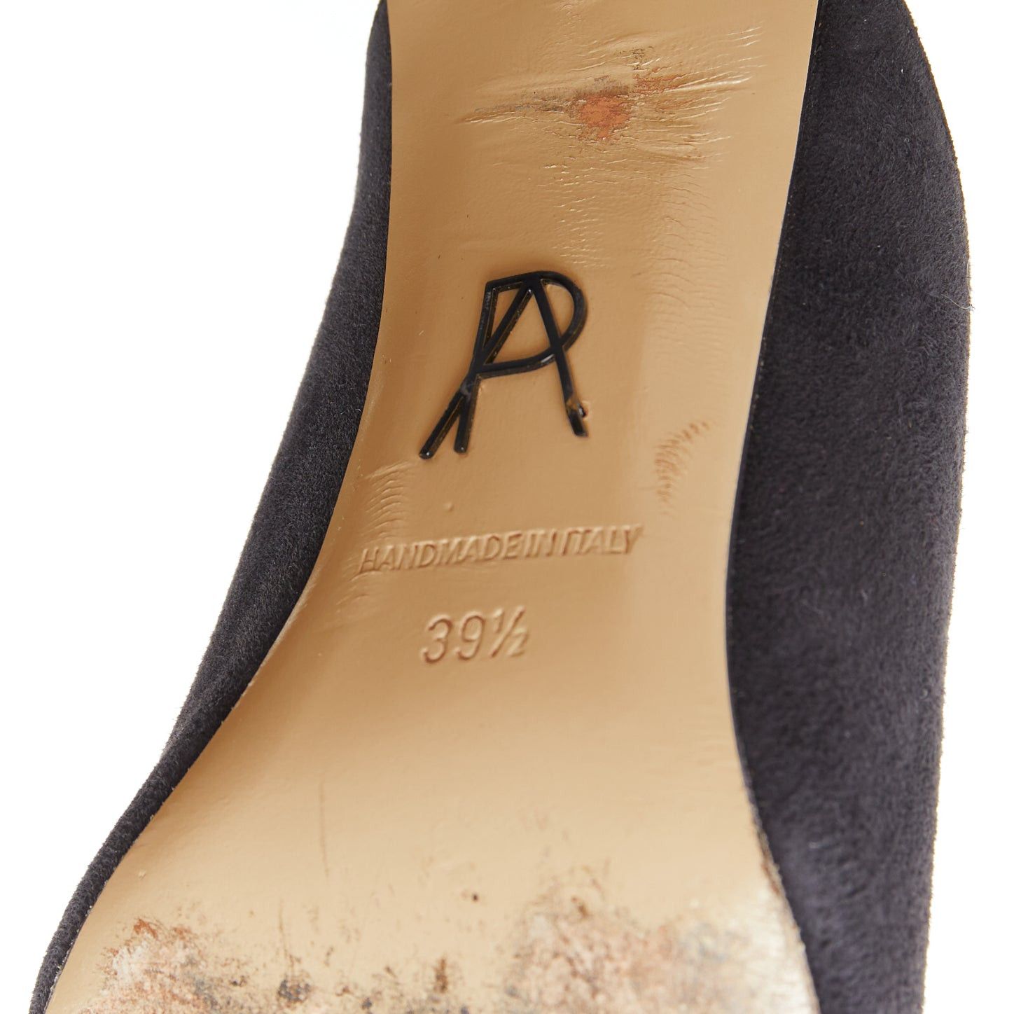 Paul Andrew PAUL ANDREW Certosa black suede pointy toe high heel mules EU39.5 Size US 9.5 / IT 39.5 - 10 Thumbnail