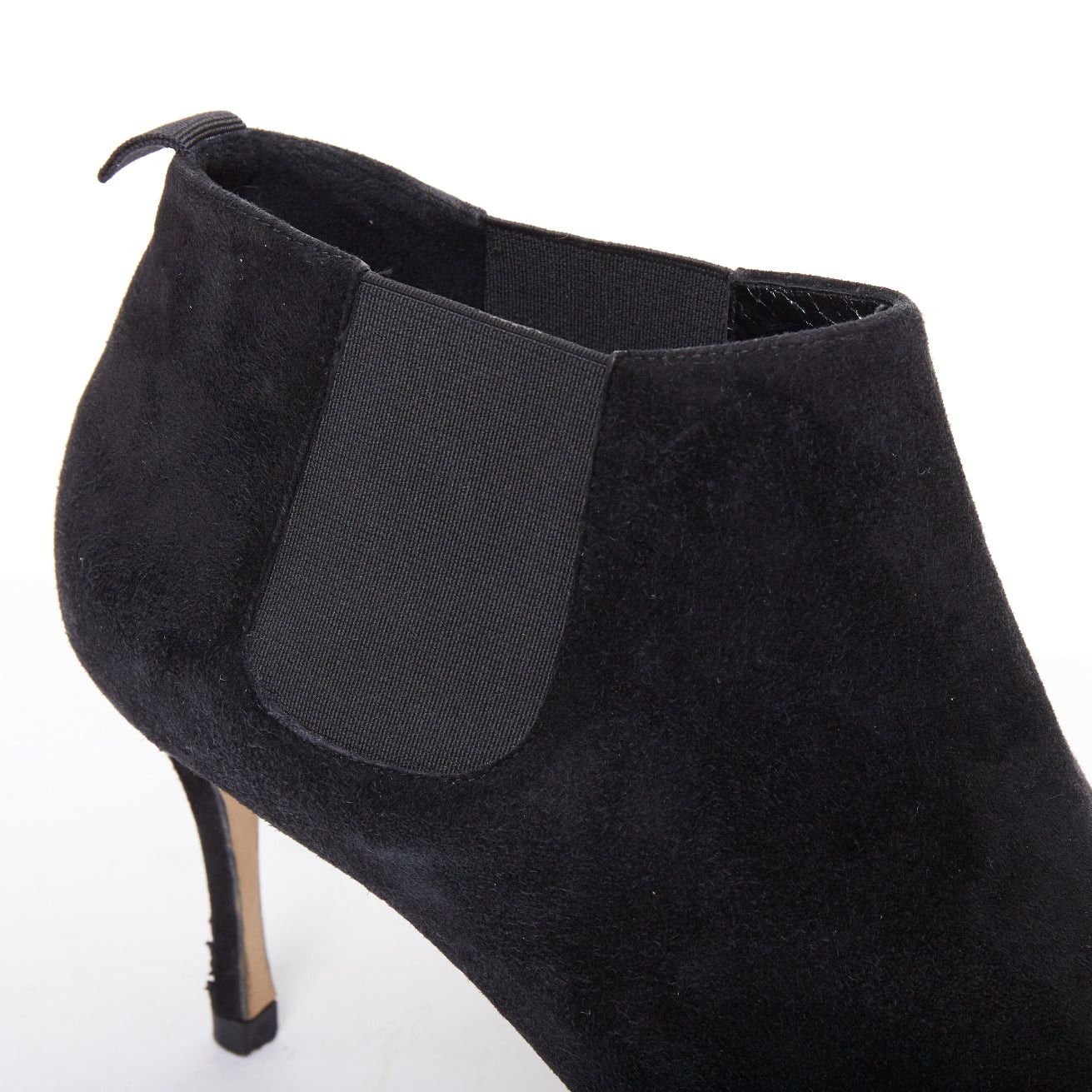 Manolo Blahnik MANOLO BLAHNIK Vintage black suede pointy toes mid heel booties EU39.5 Size US 9.5 / IT 39.5 - 8 Thumbnail