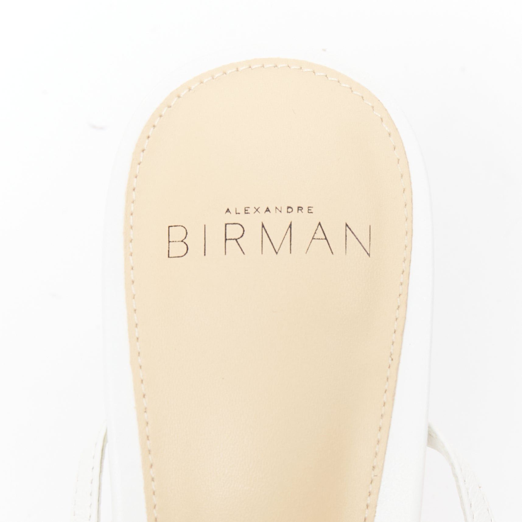 Alexandre Birman ALEXANDRE BIRMAN white leather caged strappy high heeled sandals EU39.5 Size US 9.5 / IT 39.5 - 9 Thumbnail
