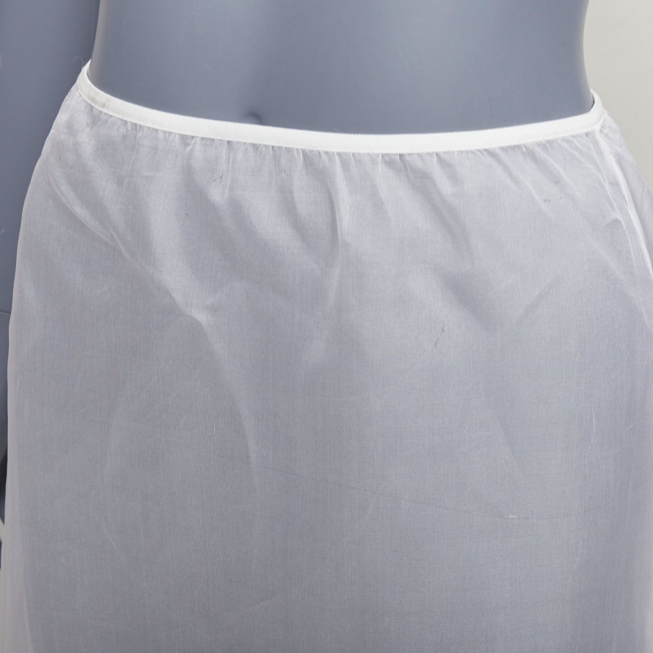 Dries Van Noten DRIES VAN NOTEN white 100% silk sheer high waisted knee skirt FR34 XS Size 26" / US 2 / IT 38 - 6 Thumbnail