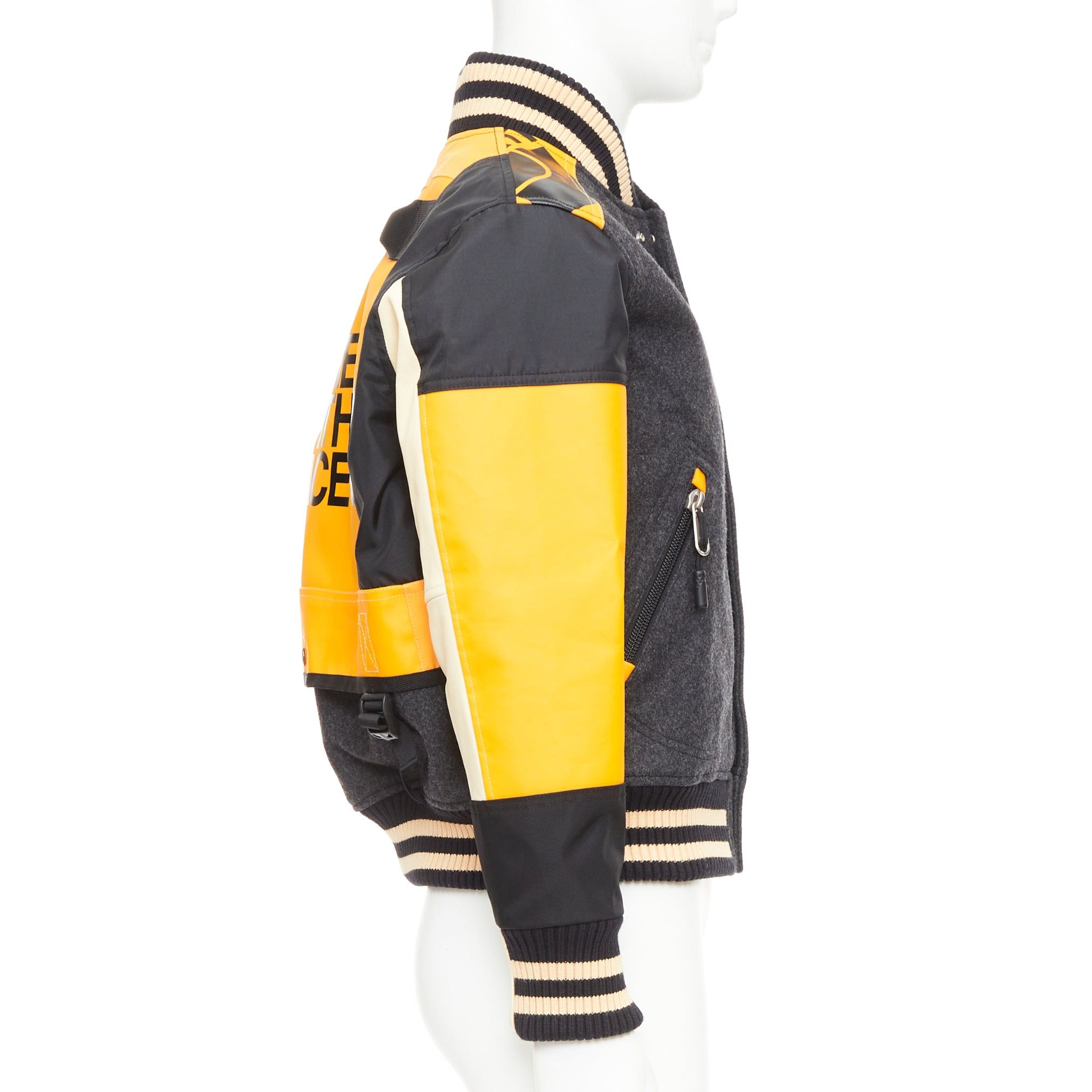 Junya Watanabe rare JUNYA WATANABE The North Face 2017 yellow grey duffel deconstructed bomber XS Size US XS / EU 42 / 0 - 5 Thumbnail