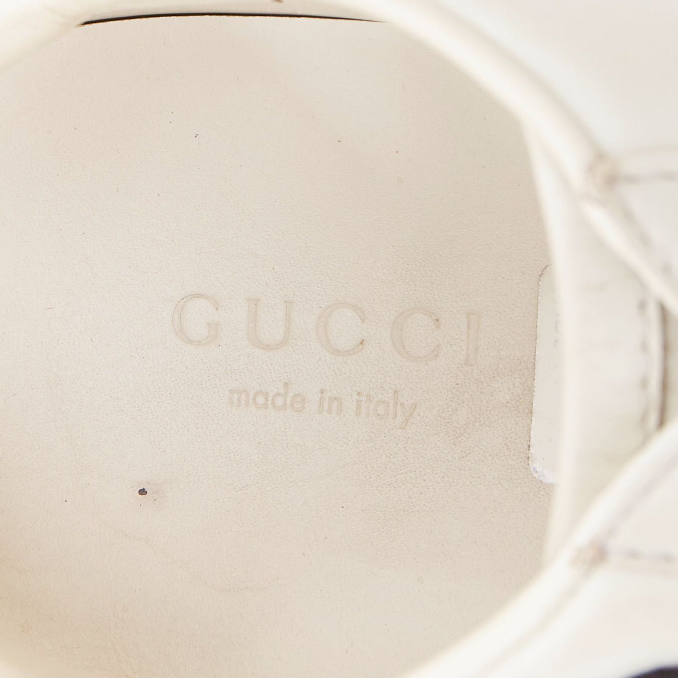 GUCCI Ace white leather pink floral embroidered patch sneakers EU37.5