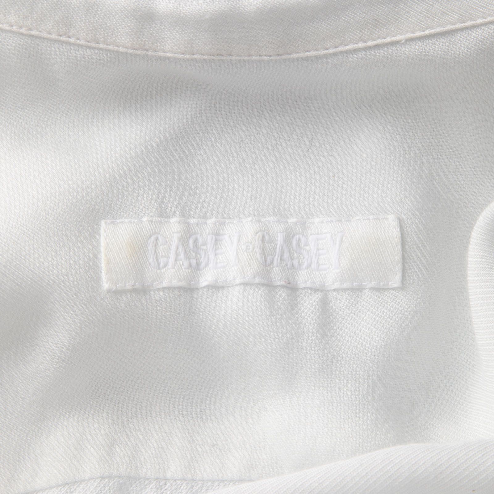 Casey Casey White Drop Shoulder Shirt Size XL / US 12-14 / IT 48-50 - 5 Thumbnail