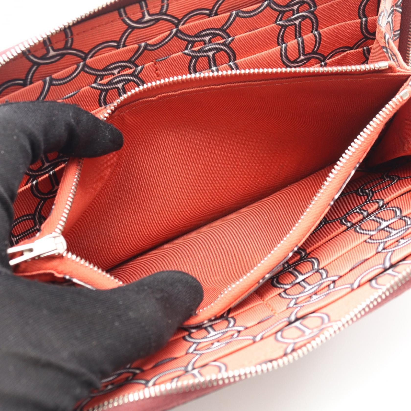 Hermes Hermes Azap Long Silk In Epsom Wallet Leather Long Wallet DUTY FREE for USA