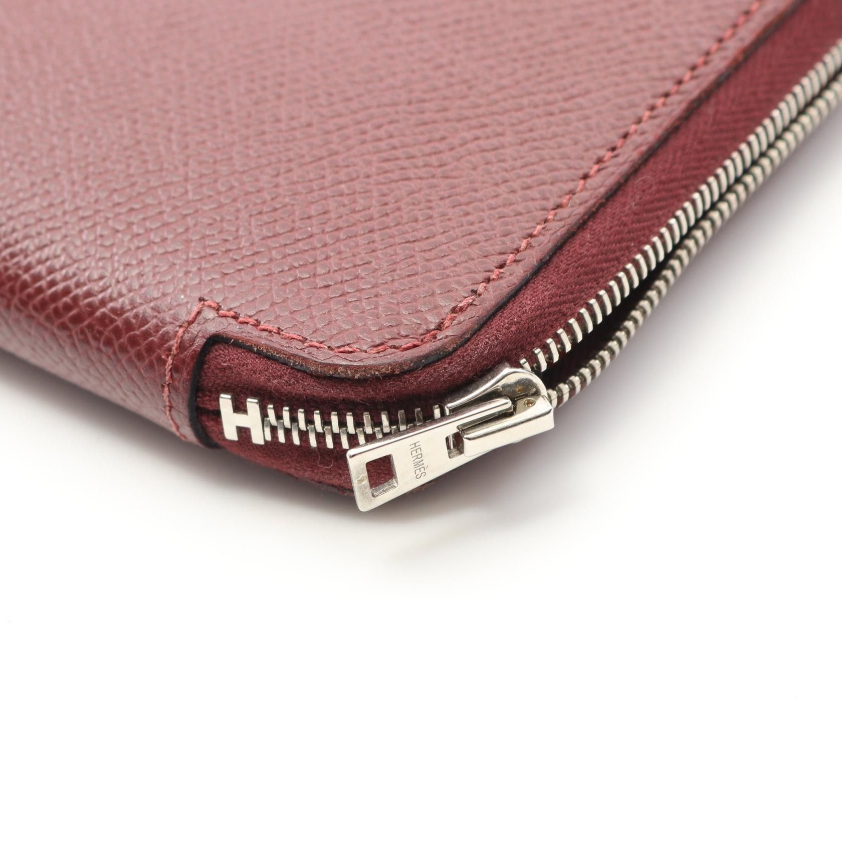Hermes Hermes Azap Long Silk In Epsom Wallet Leather Long Wallet DUTY FREE for USA