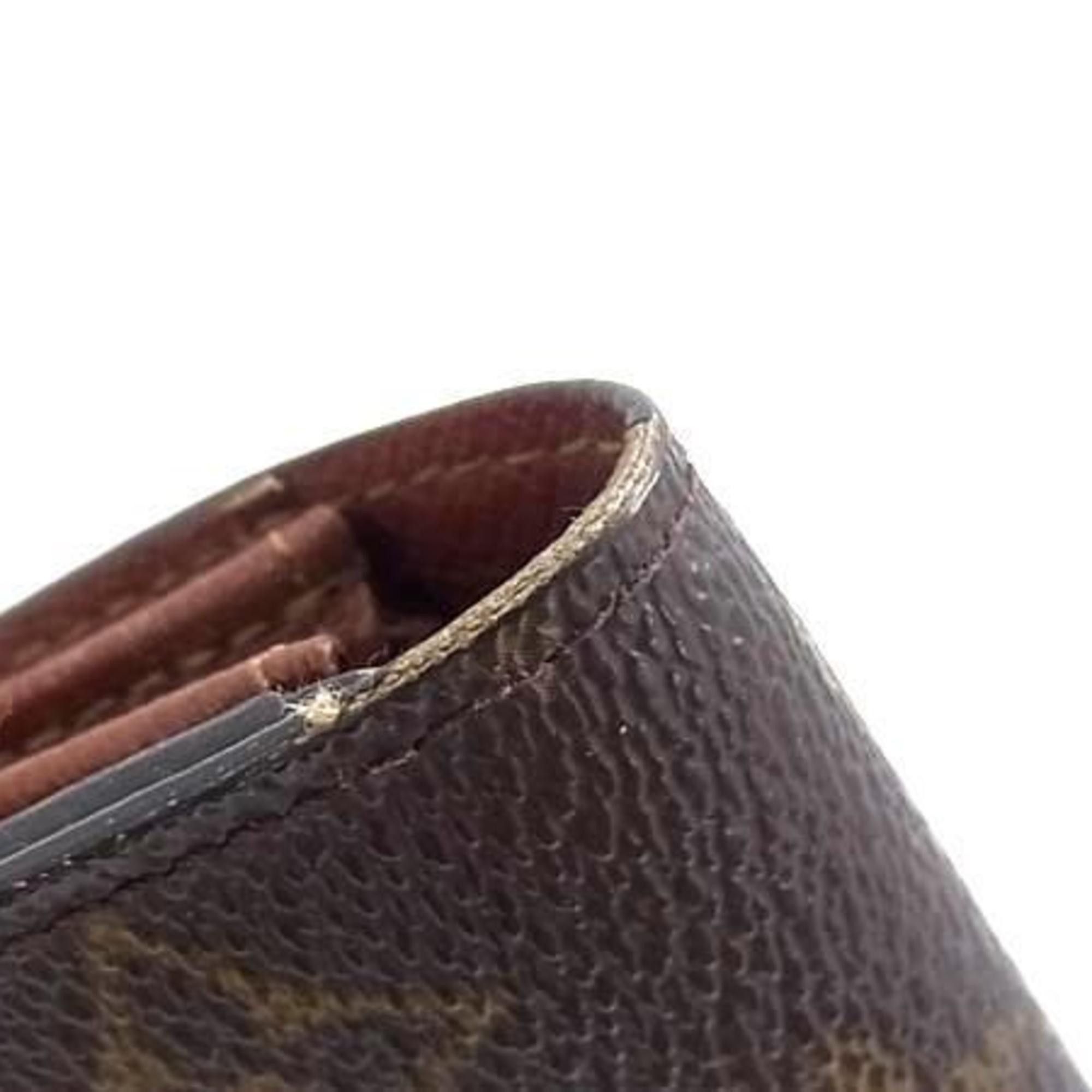 Louis Vuitton LOUIS VUITTON Monogram Pochette Porte Monnaie Credit Long Wallet M61725 Brown Leather Men's and Women's Size ONE SIZE - 2 Thumbnail