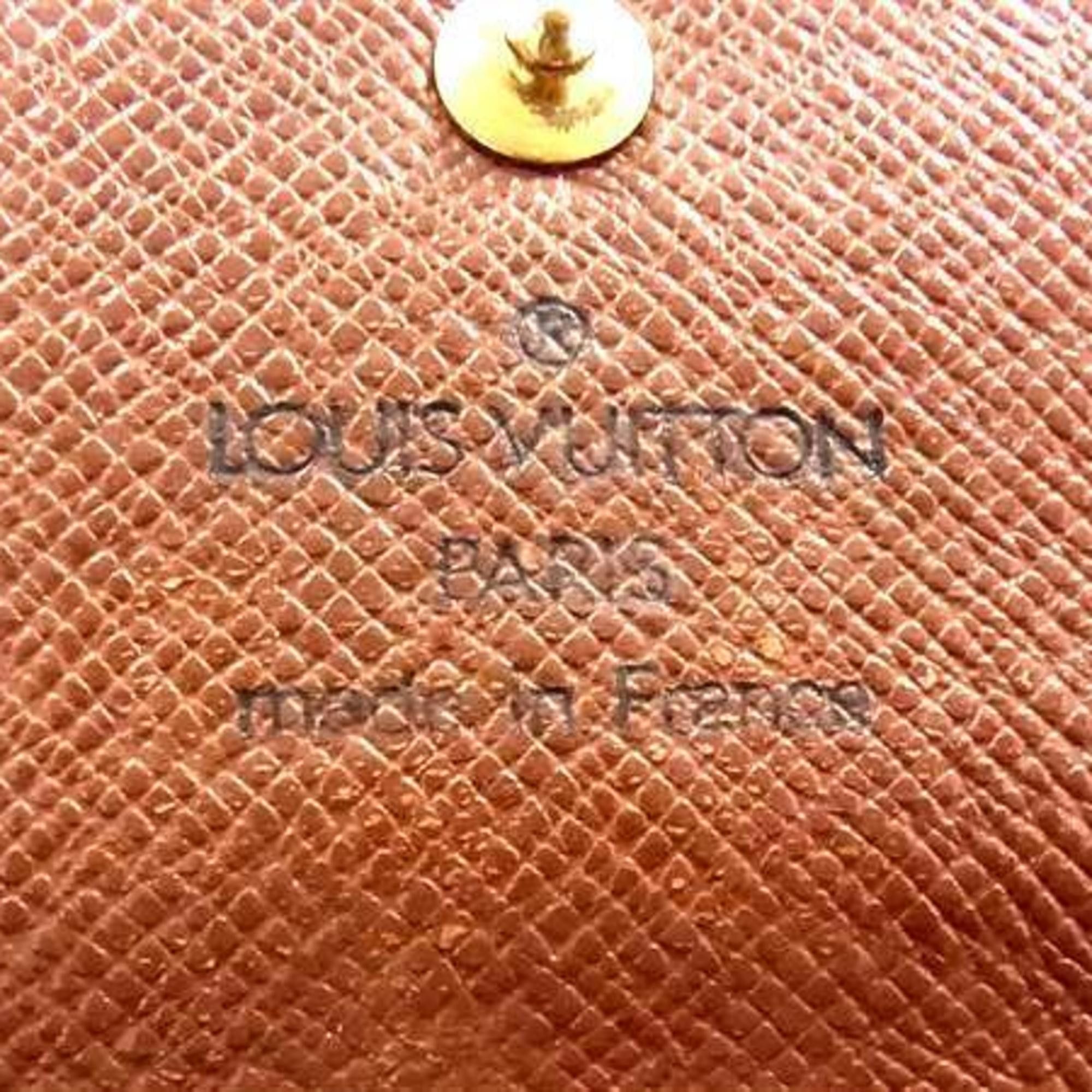Louis Vuitton LOUIS VUITTON Monogram Pochette Porte Monnaie Credit Long Wallet M61725 Brown Leather Men's and Women's Size ONE SIZE - 7 Thumbnail