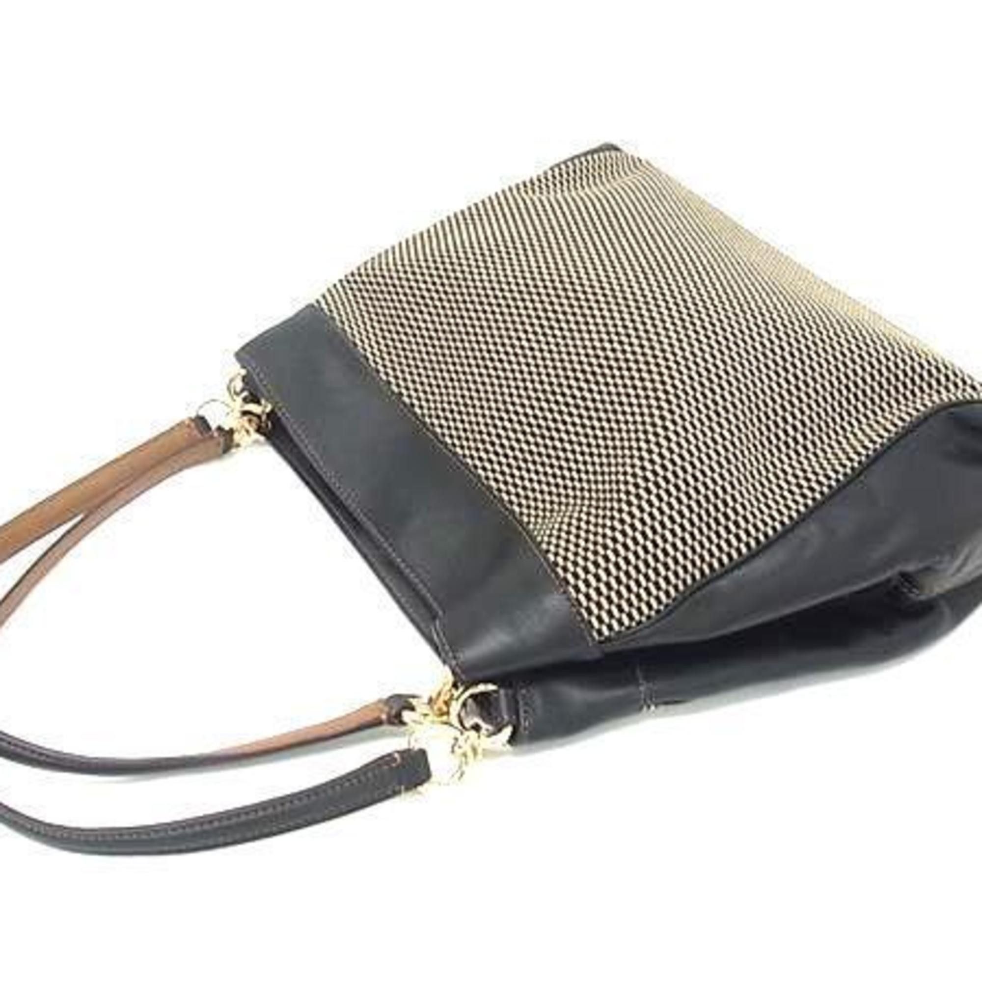 Coach COACH Exploded Reps Tote Bag F57540 in Black Canvas and Leather for Women Size ONE SIZE - 4 Thumbnail