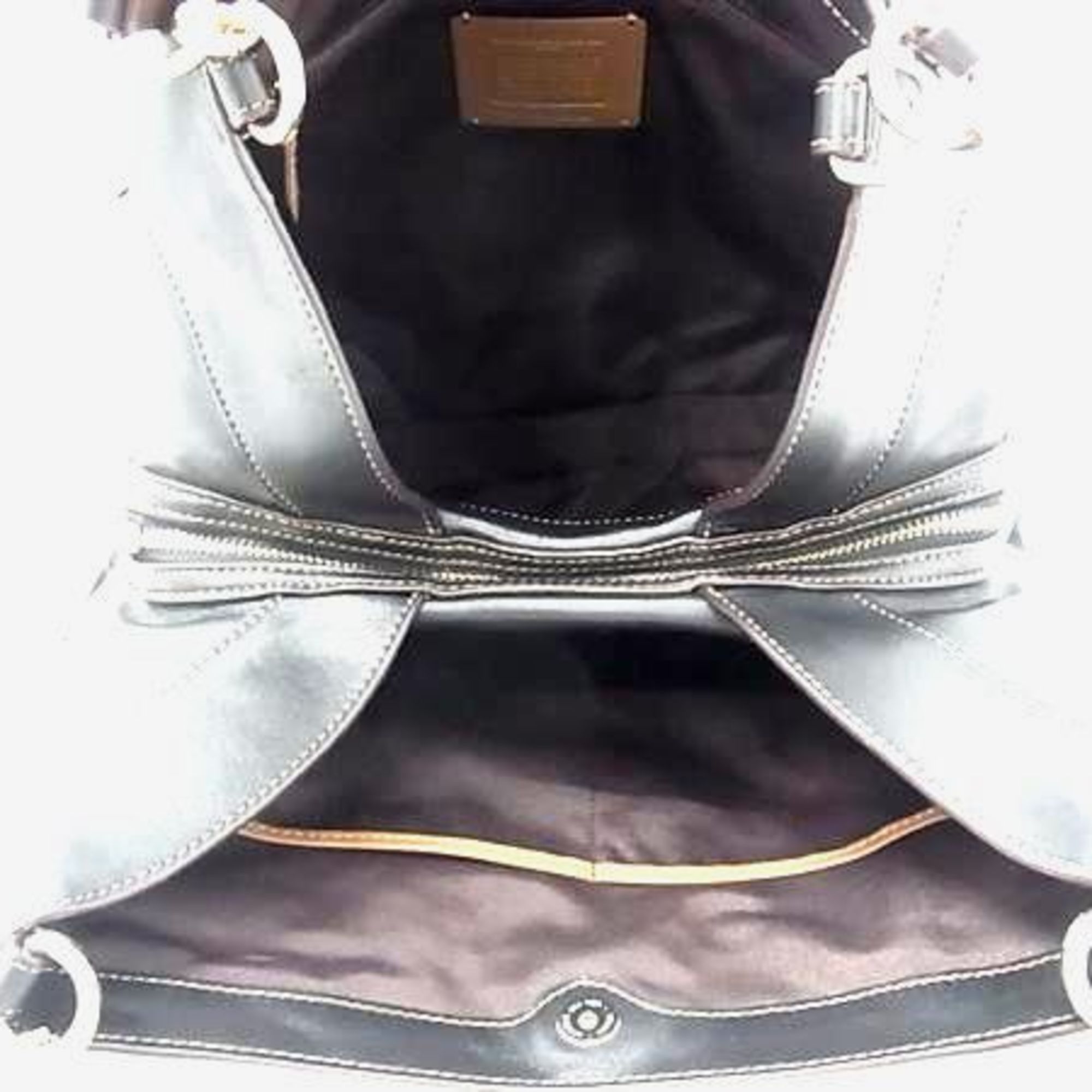 Coach COACH Exploded Reps Tote Bag F57540 in Black Canvas and Leather for Women Size ONE SIZE - 6 Thumbnail