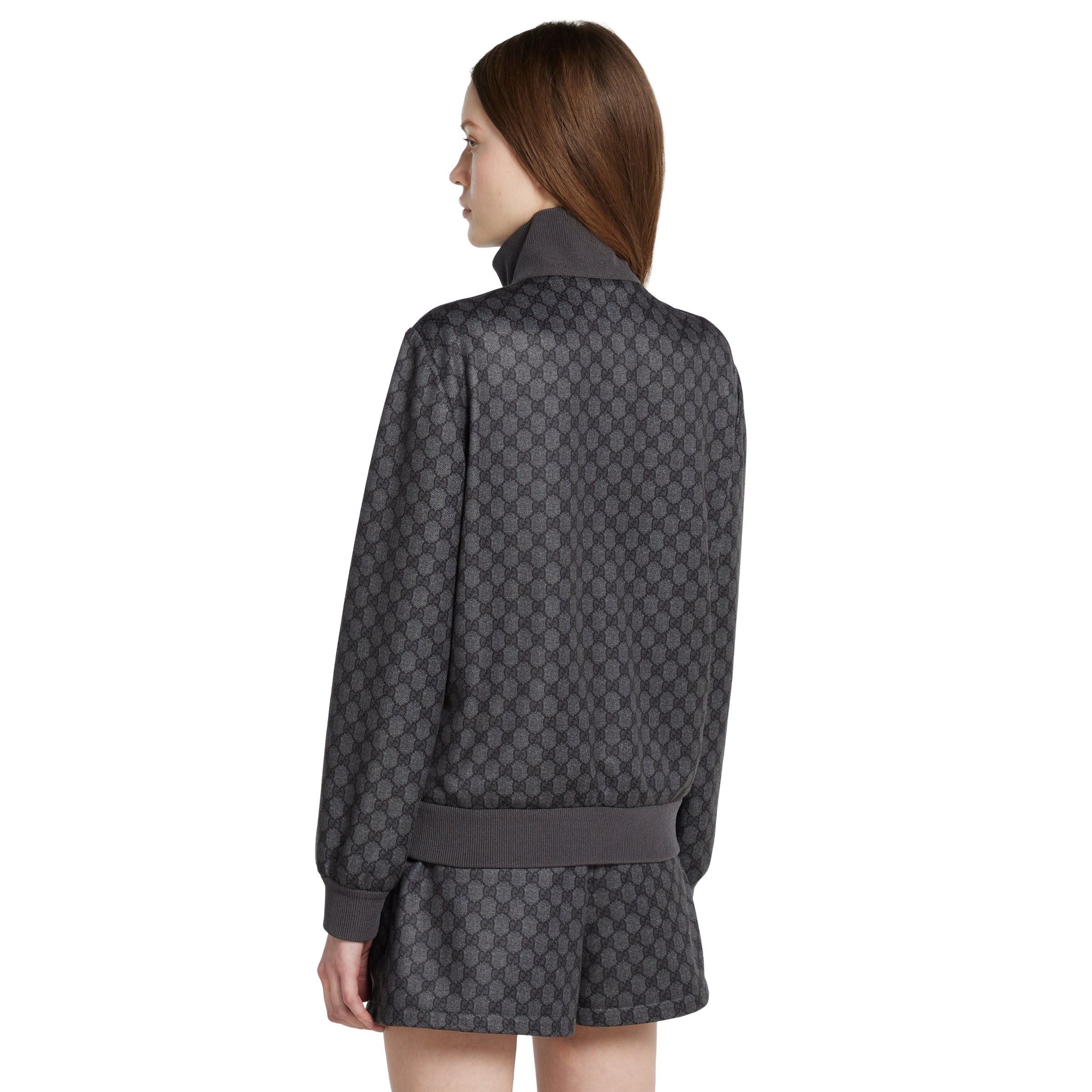 Gucci Gucci GG Printed Technical Jersey Zip Sweatshirt SIZE S Size ONE SIZE - 3 Thumbnail