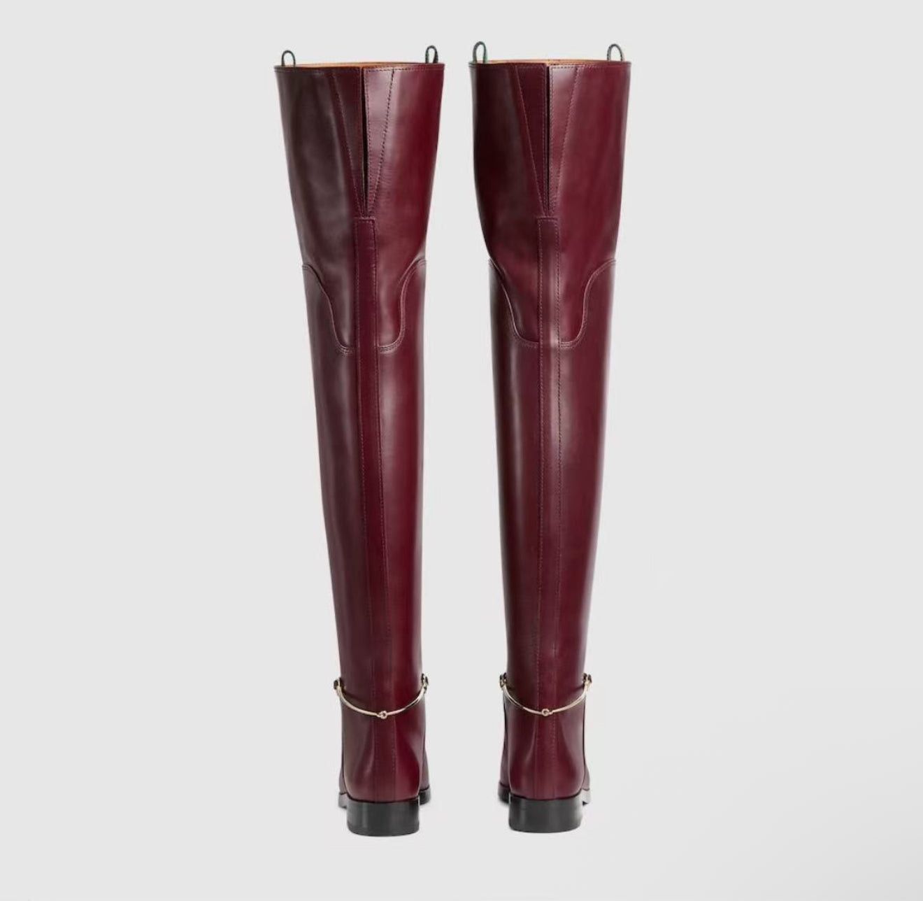 Gucci Gucci Slim Horsebit Knee High Boots SIZE 39 Size ONE SIZE - 3 Thumbnail