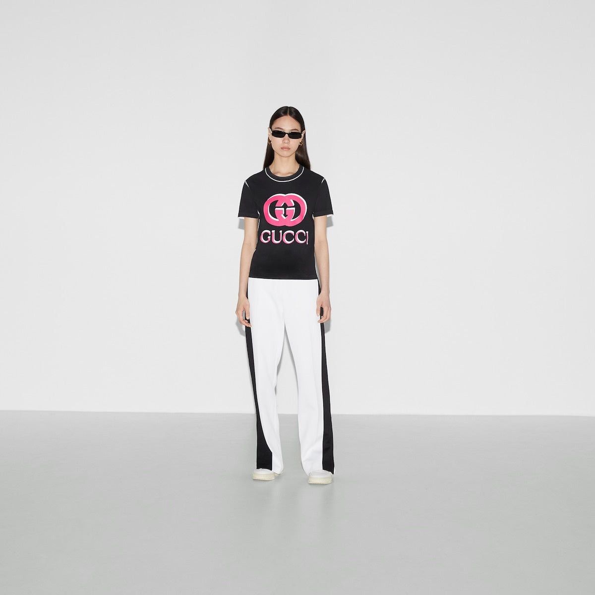 Gucci Gucci Printed Cotton Jersey T-Shirt SIZE XS Size ONE SIZE - 5 Thumbnail