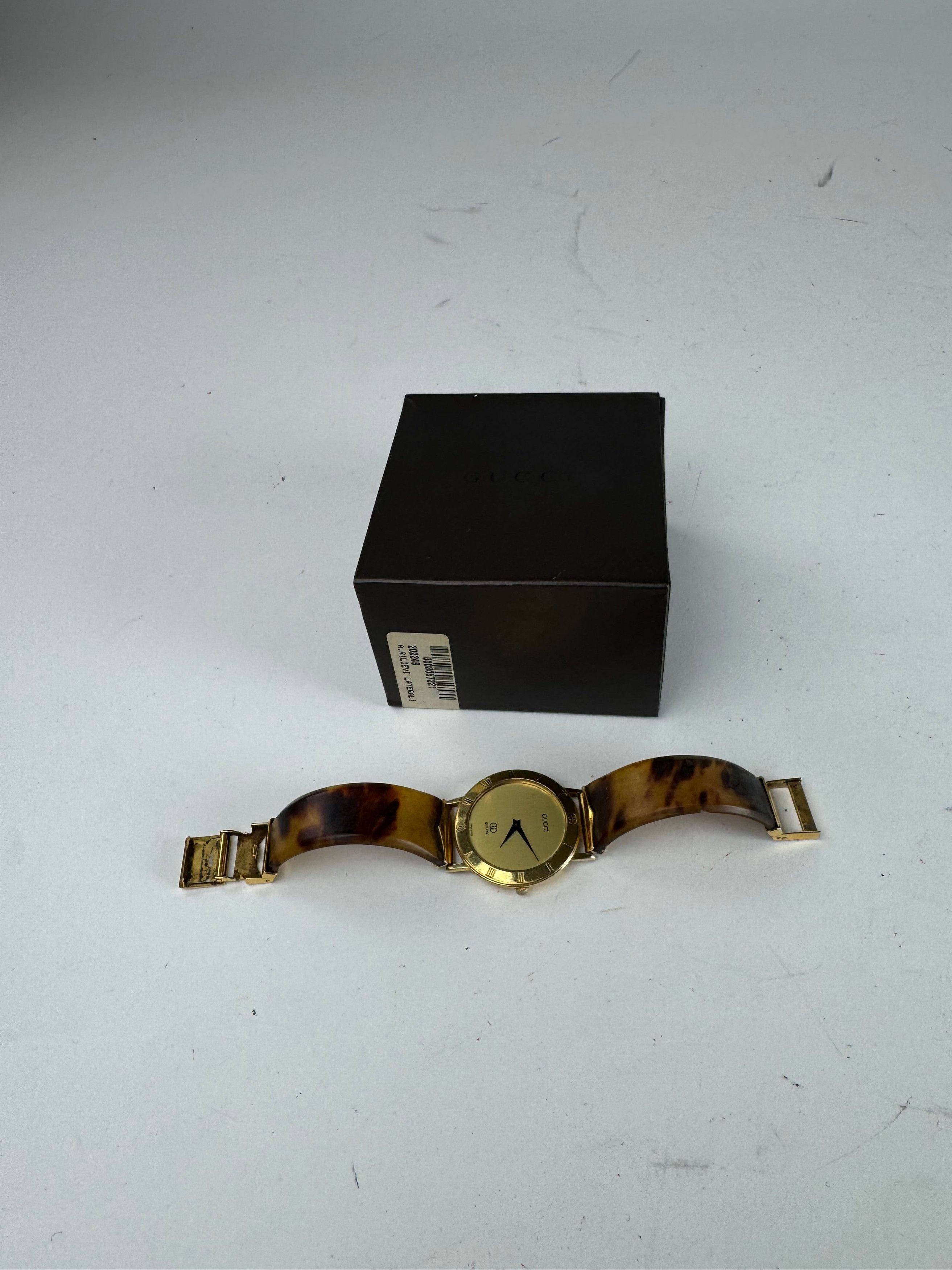Gucci Vintage Watch gold brown Size ONE SIZE - 6 Thumbnail