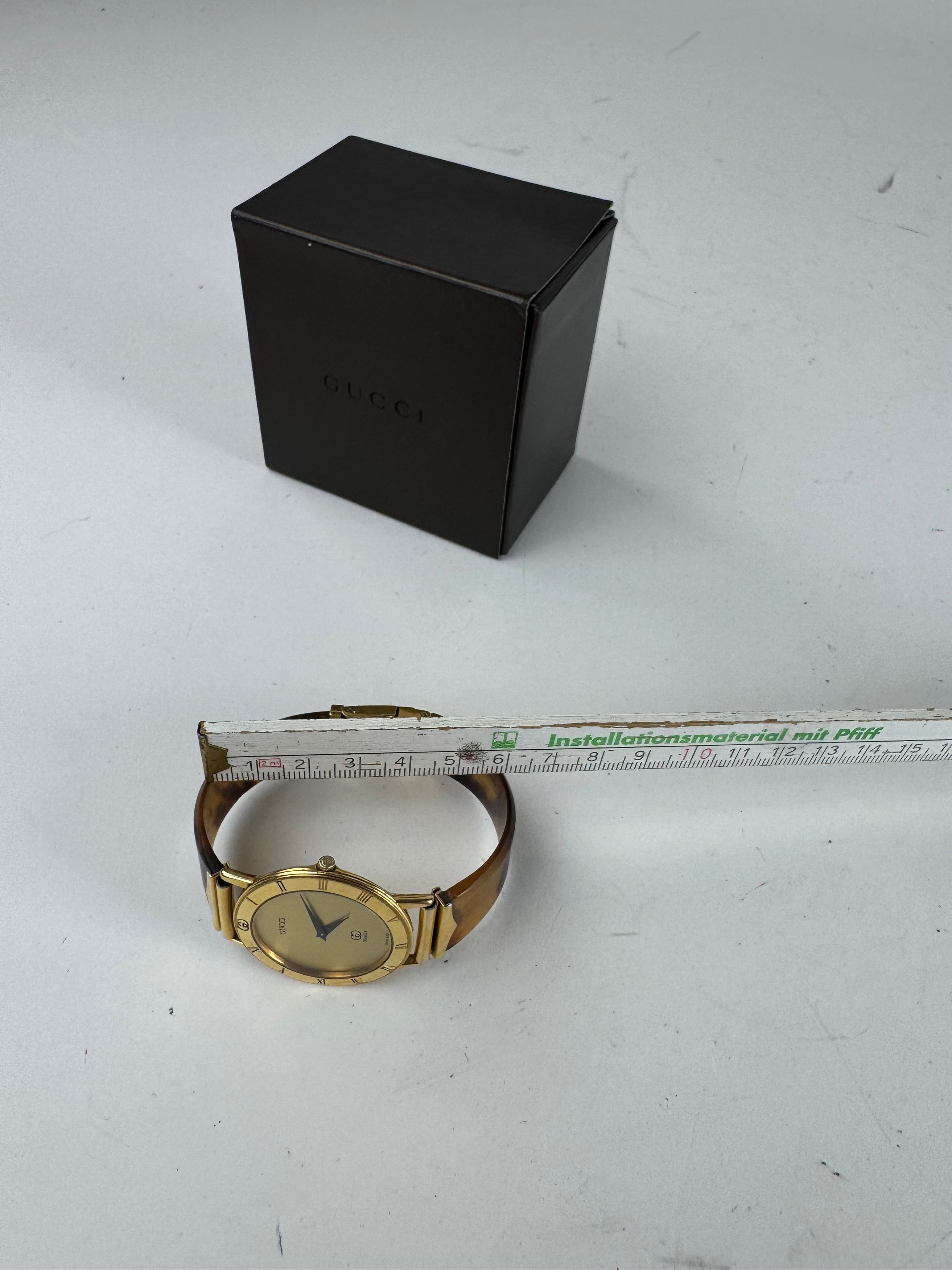 Gucci Vintage Watch gold brown Size ONE SIZE - 10 Thumbnail