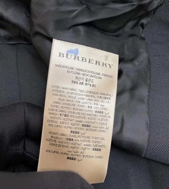 Burberry Burberry Black Wool Women's Jacket Size S / US 4 / IT 40 - 6 Thumbnail