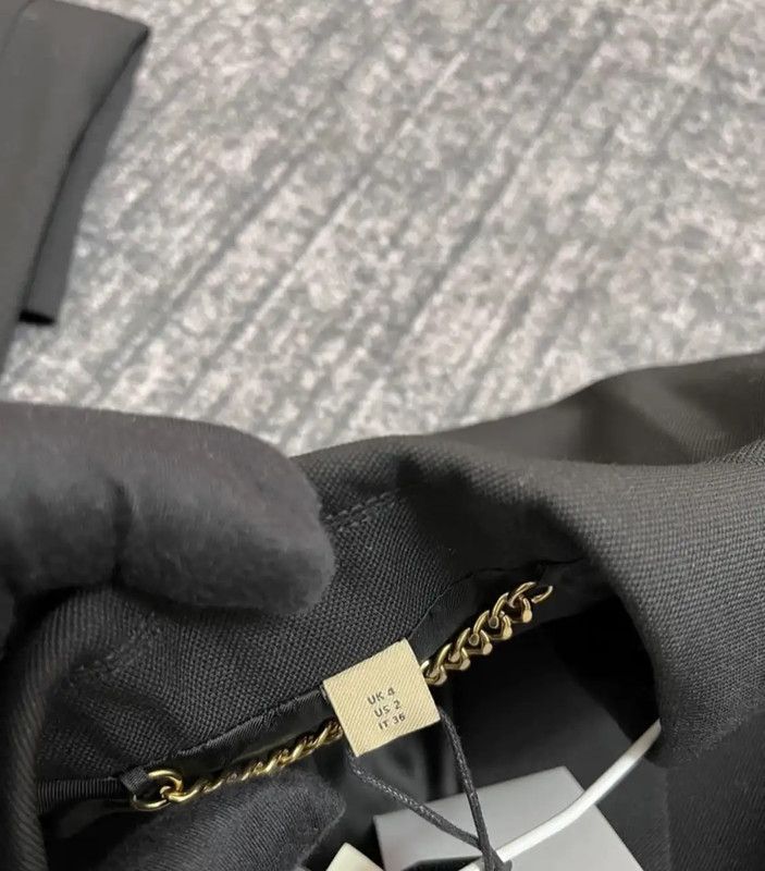 Burberry Burberry Black Wool Women's Jacket Size S / US 4 / IT 40 - 8 Thumbnail