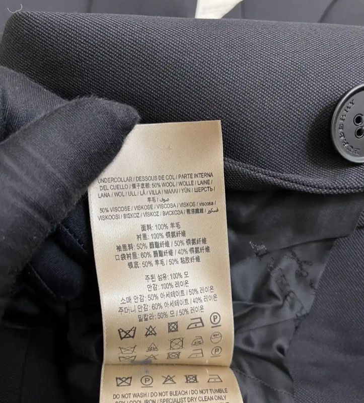 Burberry Burberry Black Wool Women's Jacket Size S / US 4 / IT 40 - 5 Thumbnail