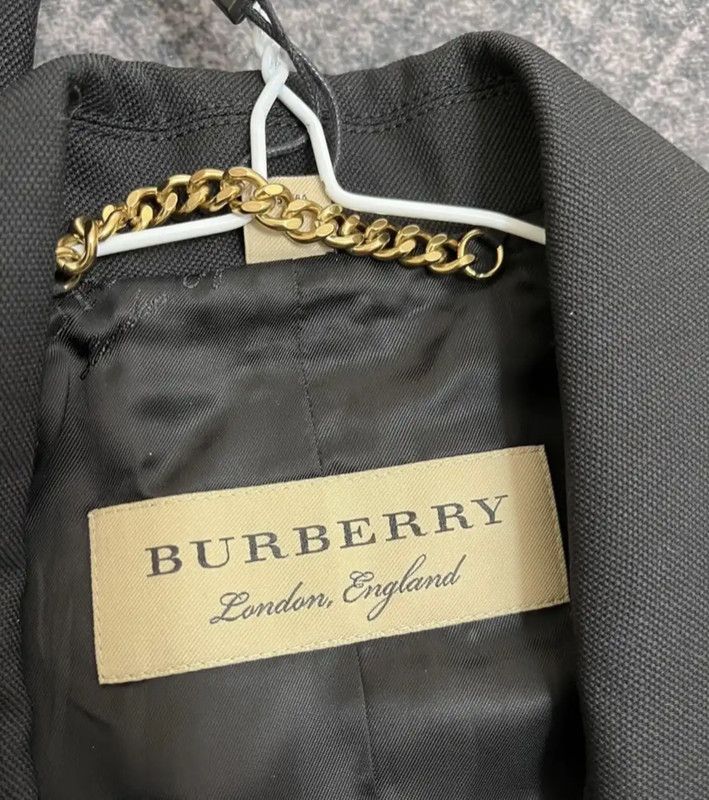 Burberry Burberry Black Wool Women's Jacket Size S / US 4 / IT 40 - 3 Thumbnail
