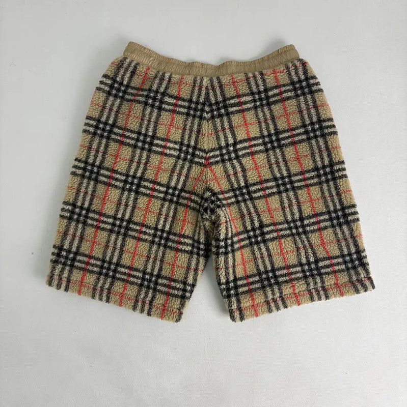 Burberry Burberry Beige Check Cotton Women's Shorts Size 23" - 2 Thumbnail