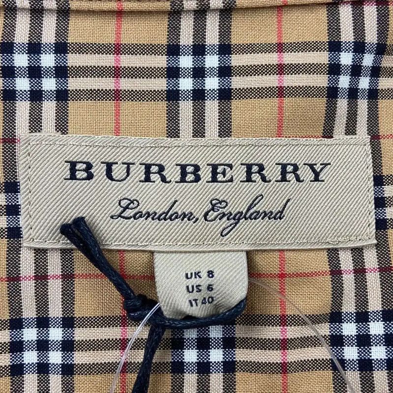 Burberry Burberry Brown Check Cotton Women's Shirt Size M / US 6-8 / IT 42-44 - 4 Thumbnail