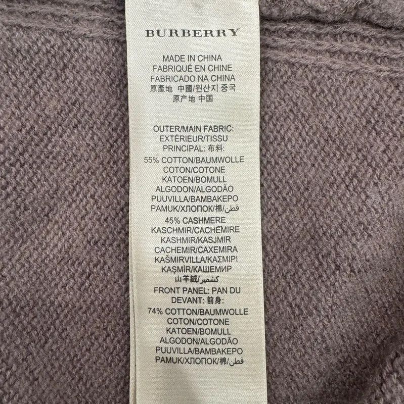 Burberry Burberry Gray Cotton Women's Jacket Size S / US 4 / IT 40 - 8 Thumbnail