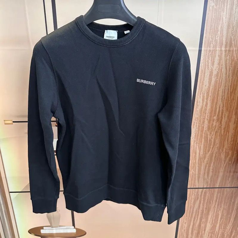 Burberry Burberry Black Cotton Women's Sweatshirt Size S / US 4 / IT 40 - 2 Thumbnail