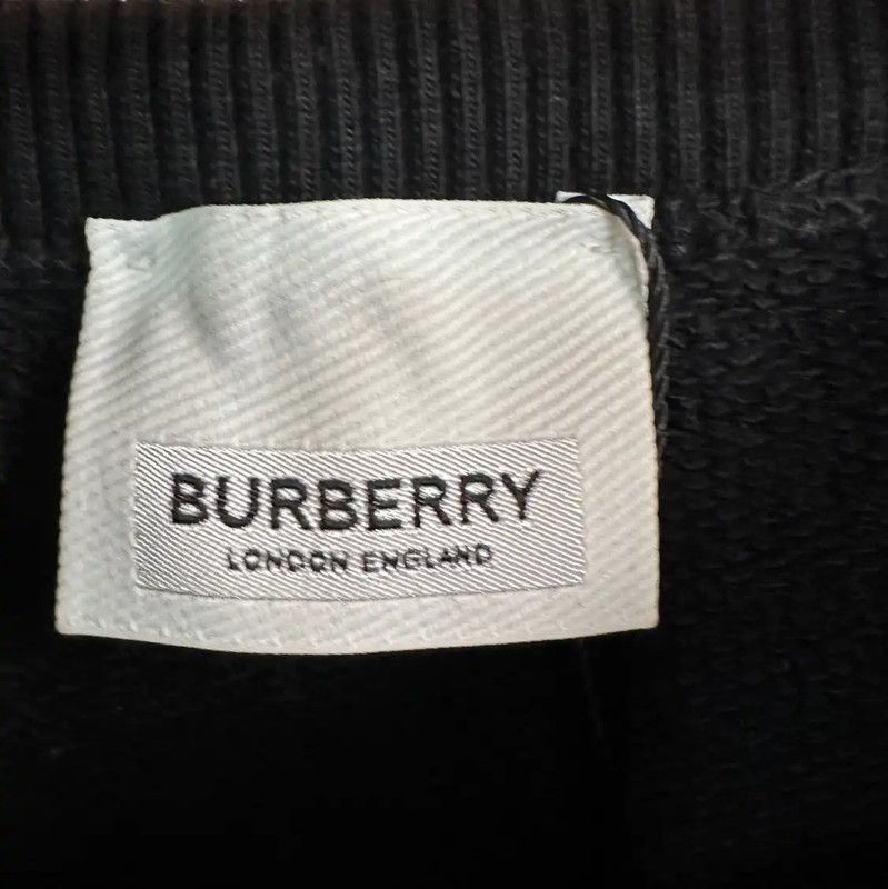Burberry Burberry Black Cotton Women's Sweatshirt Size S / US 4 / IT 40 - 3 Thumbnail