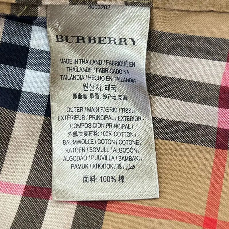Burberry Burberry XS Long Sleeve Khaki Shirt Size XS / US 0-2 / IT 36-38 - 7 Thumbnail
