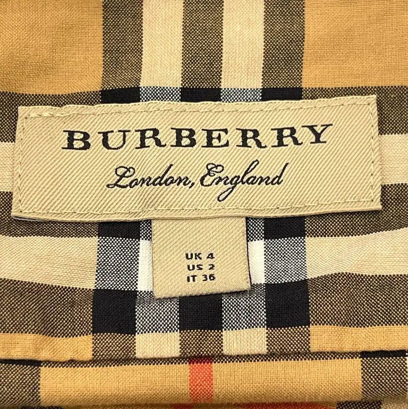 Burberry Burberry XS Long Sleeve Khaki Shirt Size XS / US 0-2 / IT 36-38 - 5 Thumbnail