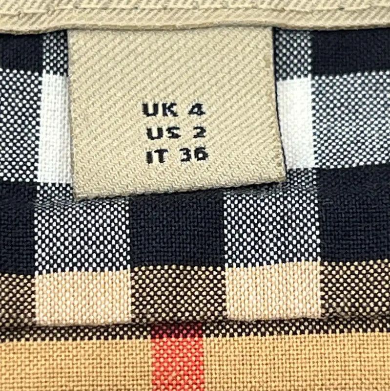 Burberry Burberry XS Long Sleeve Khaki Shirt Size XS / US 0-2 / IT 36-38 - 6 Thumbnail