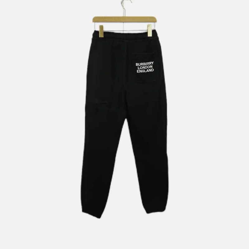 Burberry Burberry Black Cotton Casual Pants for Women Size 22" - 2 Thumbnail