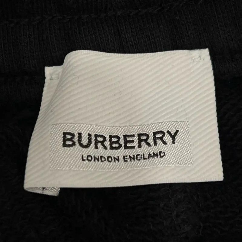 Burberry Burberry Black Cotton Casual Pants for Women Size 22" - 6 Thumbnail