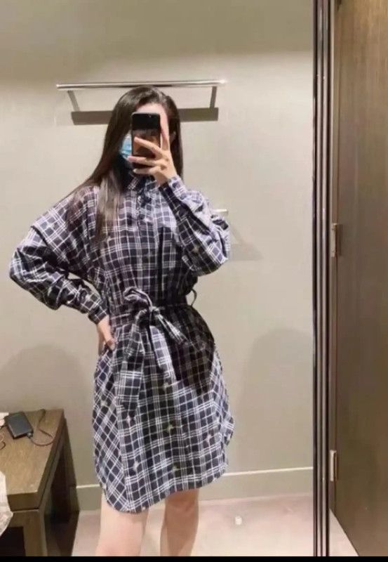 Burberry Burberry M-Size Multi-Color Long Sleeve Dress Size M / US 6-8 / IT 42-44 - 7 Thumbnail