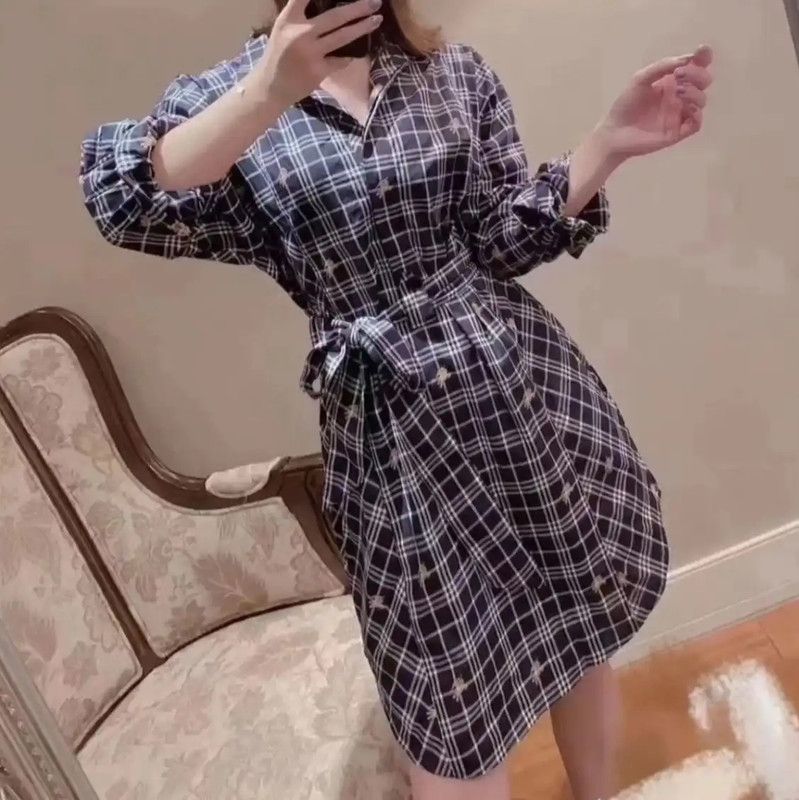 Burberry Burberry M-Size Multi-Color Long Sleeve Dress Size M / US 6-8 / IT 42-44 - 10 Thumbnail