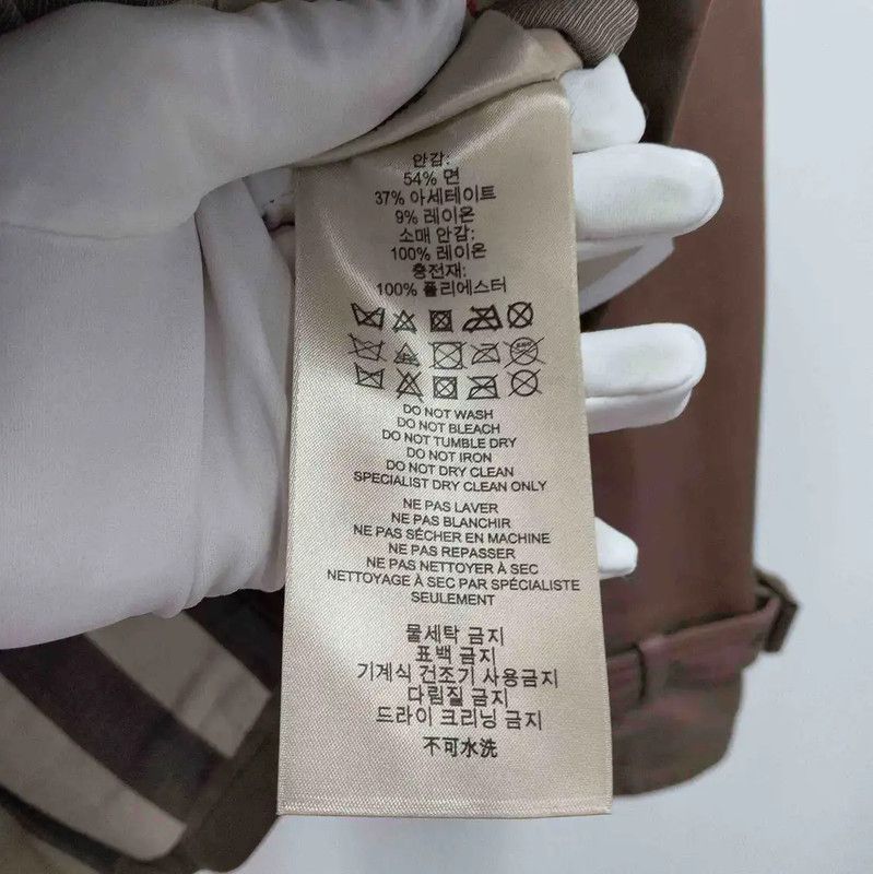 Burberry Burberry Brown Leather Jacket for Women Size S / US 4 / IT 40 - 6 Thumbnail