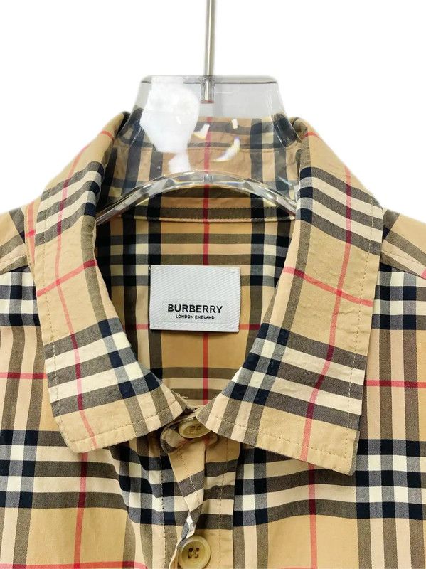 Burberry Burberry Brown Cotton Women's Shirt Size S / US 4 / IT 40 - 3 Thumbnail