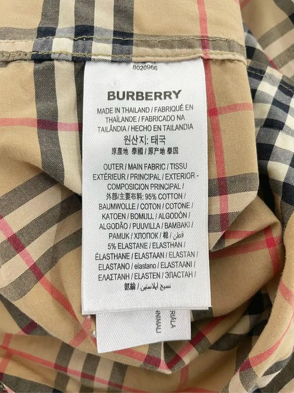 Burberry Burberry Brown Cotton Women's Shirt Size S / US 4 / IT 40 - 7 Thumbnail