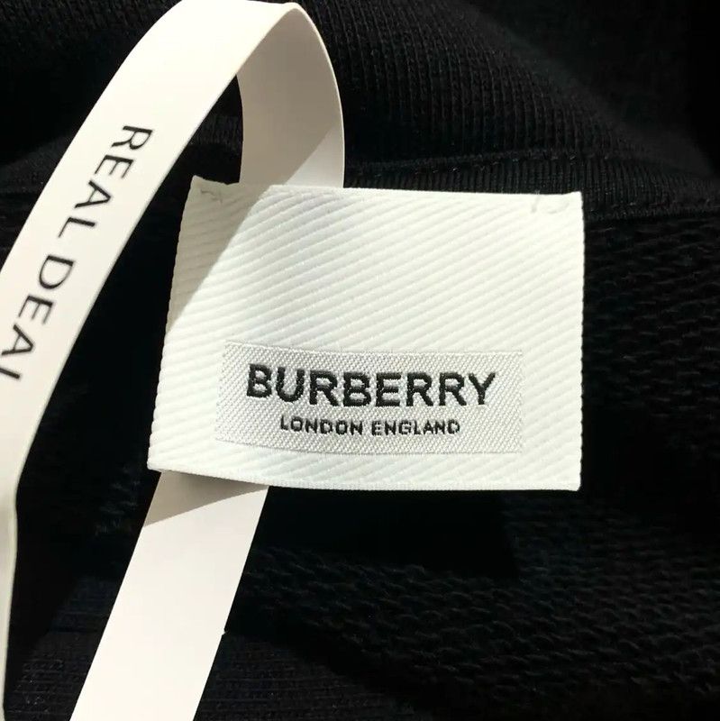 Burberry Burberry Black Cotton Women's Hoodie Size XS / US 0-2 / IT 36-38 - 4 Thumbnail