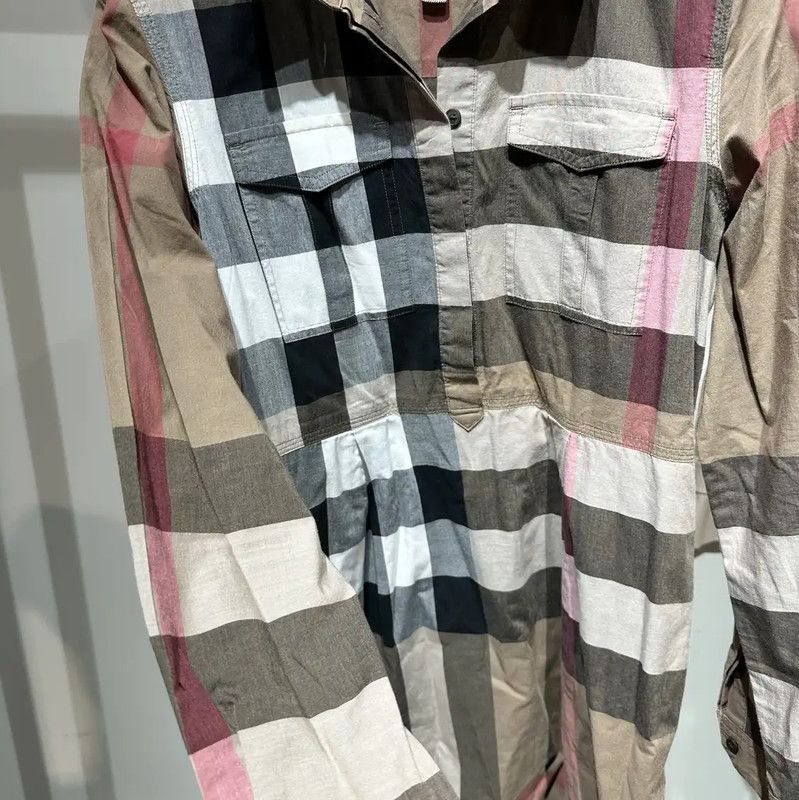 Burberry Burberry Color Block Cotton Dress in Size S Size S / US 4 / IT 40 - 4 Thumbnail