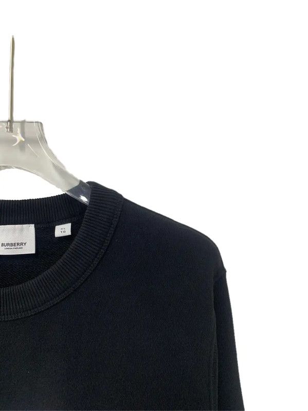 Burberry Burberry Black Cotton Women's Sweatshirt Size XL / US 12-14 / IT 48-50 - 4 Thumbnail