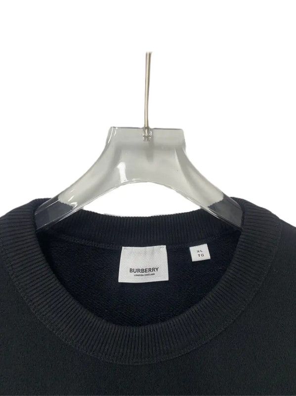Burberry Burberry Black Cotton Women's Sweatshirt Size XL / US 12-14 / IT 48-50 - 3 Thumbnail